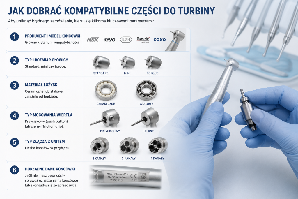 Jak dobrać kompatybilne części do turbiny